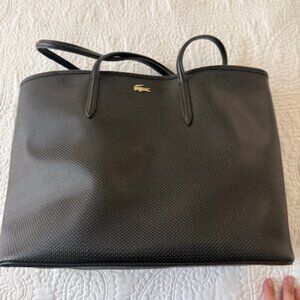 Lacoste Black Women's Tote Bag
